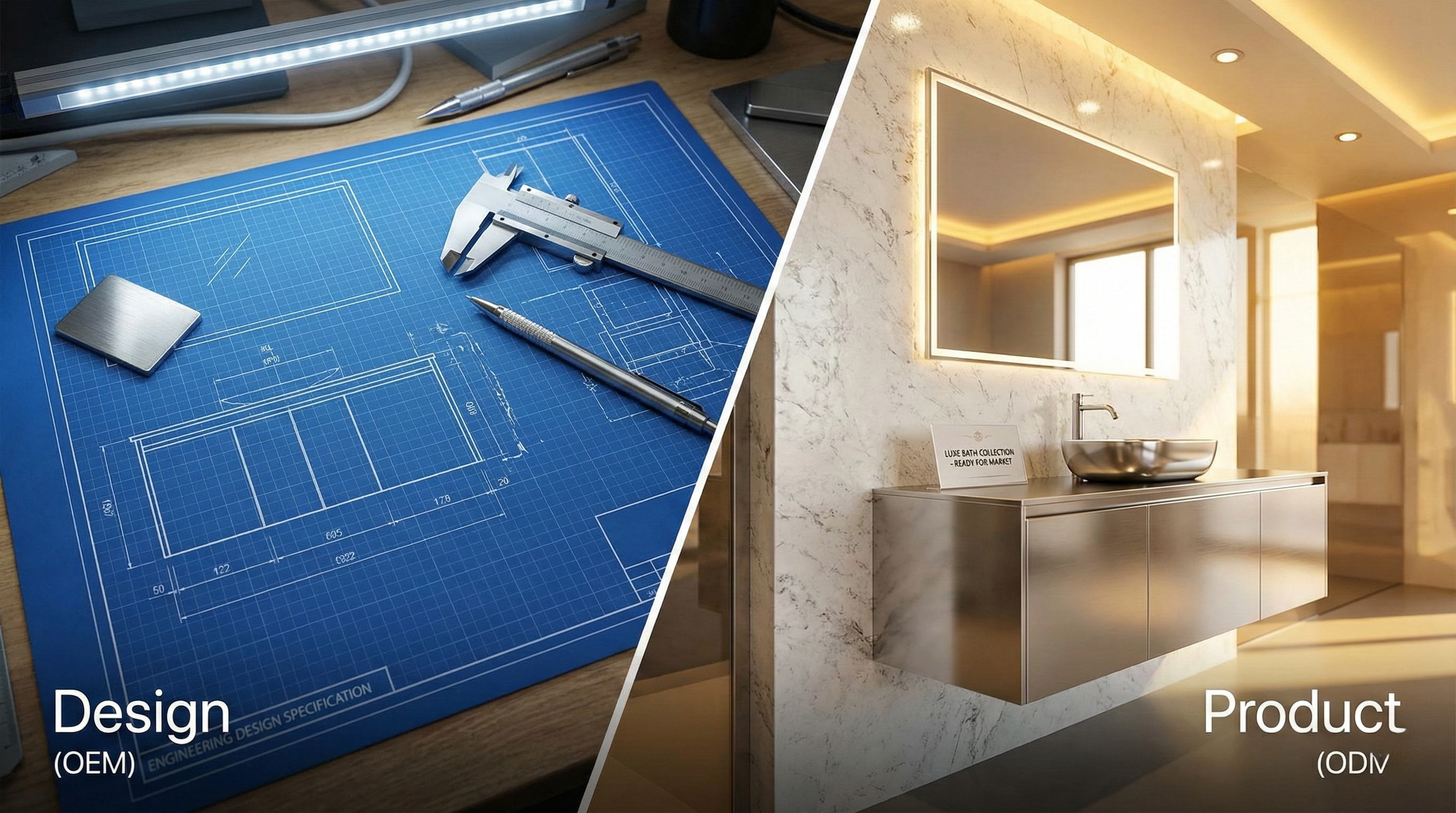 OEM vs. ODM Bathroom Vanities: Which Model Fits Your Business?